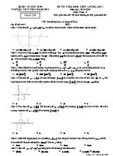 Đề thi kiểm định chất lượng lần 1 môn Toán Lớp 12 - Mã đề 209 - Năm học 2019-2020 - Trường THPT Yên Phong số 2